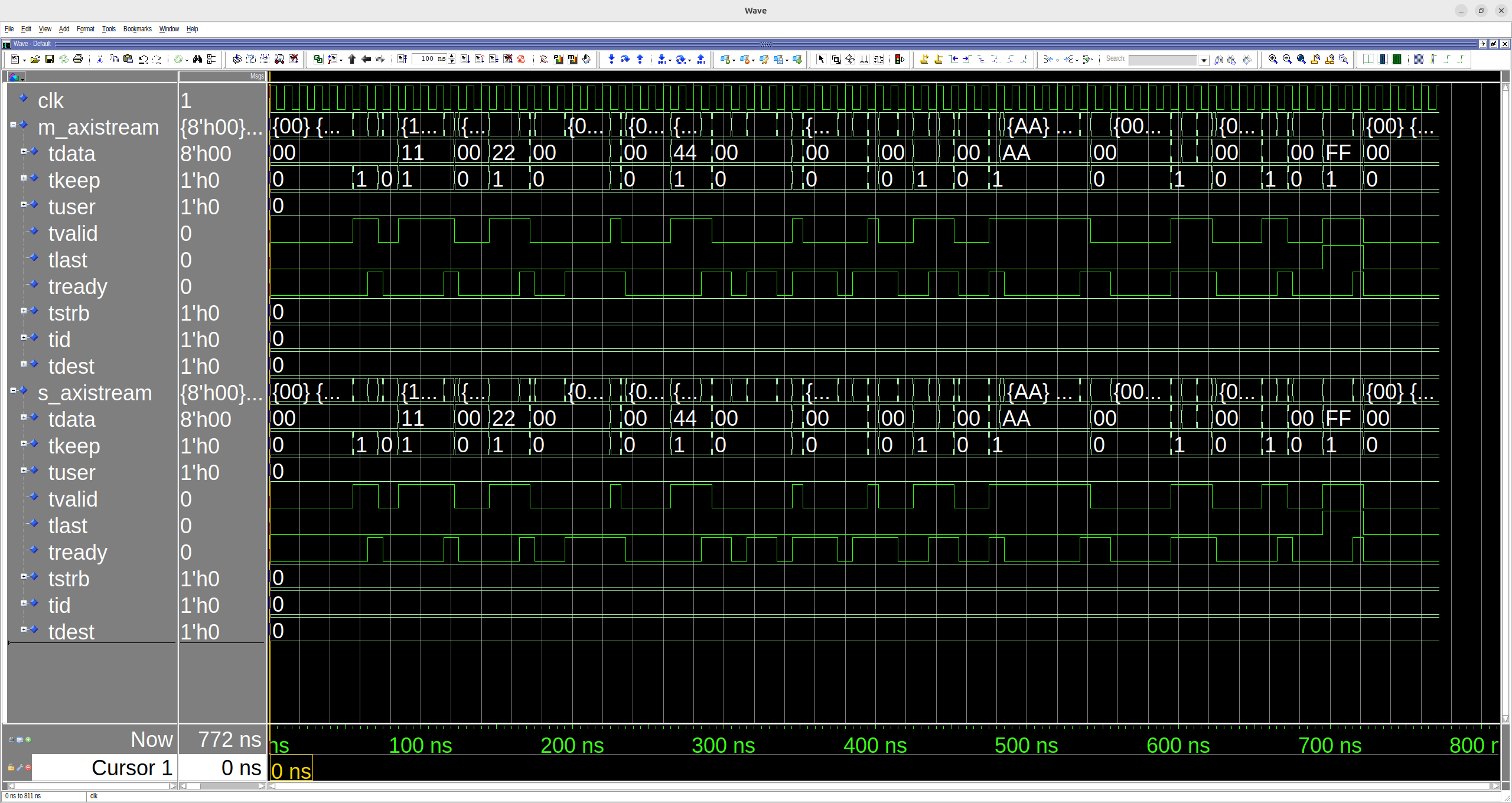 Randomly deasserting TREADY