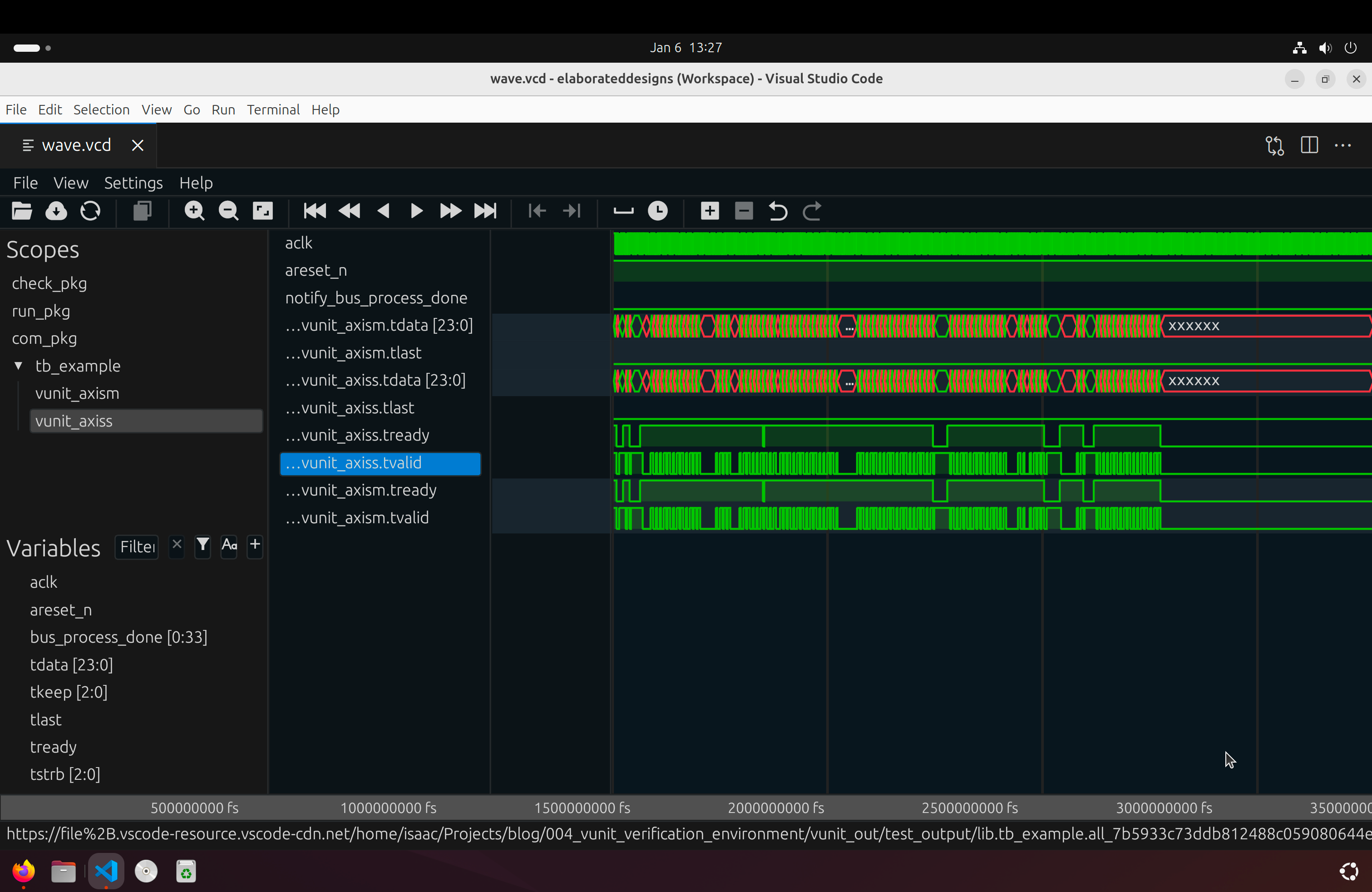 Simulation with VUnit AXI-Stream Components